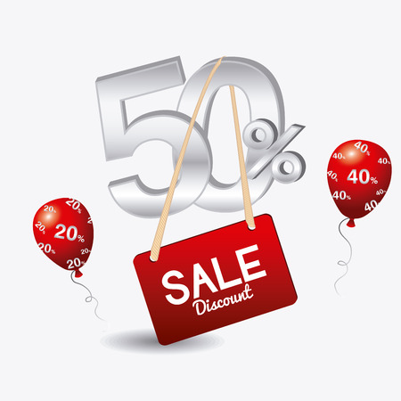 Shopping design over white background, vector illustration.のイラスト素材