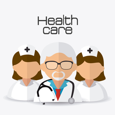 Medical design over white background, vector illustration.のイラスト素材