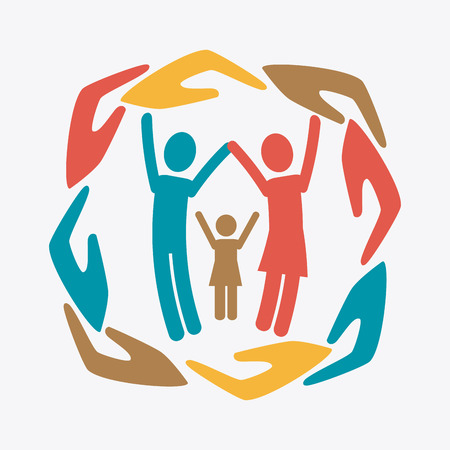 Insurance design over white background, vector illustration.のイラスト素材