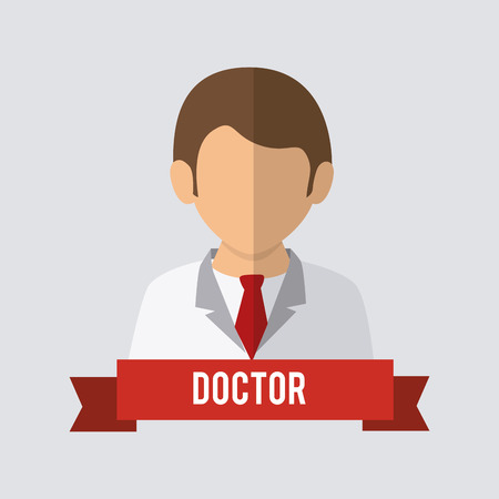 Medical design over white background, vector illustration.のイラスト素材