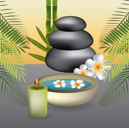 SPA design over white background, vector illustration.のイラスト素材