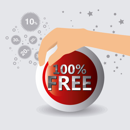 Free design over white background, vector illustration.のイラスト素材