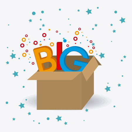 Shopping design over white background, vector illustration.のイラスト素材