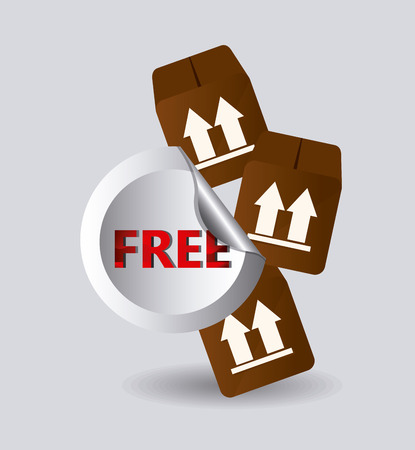 Free design over white background, vector illustration.のイラスト素材