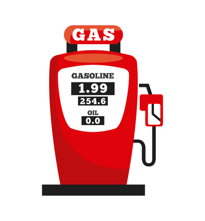 service station design, vector illustration eps10 graphicのイラスト素材