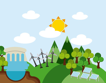 natural resources design, vector illustration eps10 graphicのイラスト素材