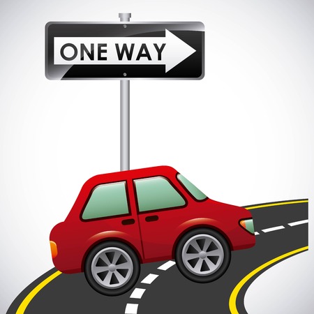 road highway design, vector illustration eps10 graphicのイラスト素材