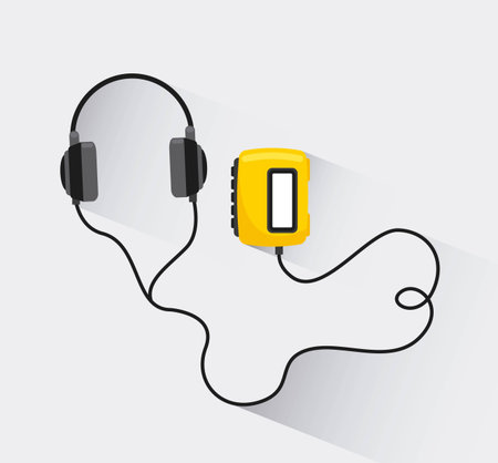 music player design, vector illustration eps10 graphicのイラスト素材