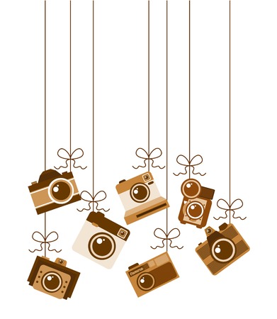 photographic icon design, vector illustration eps10 graphicのイラスト素材