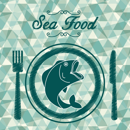sea food design, vector illustration eps10 graphicのイラスト素材