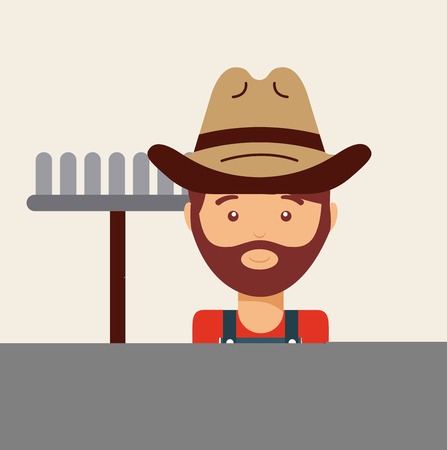 farm concept design, vector illustration eps10 graphicのイラスト素材