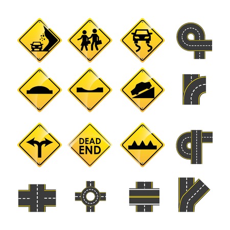 road infographics design, vector illustration eps10 graphicのイラスト素材