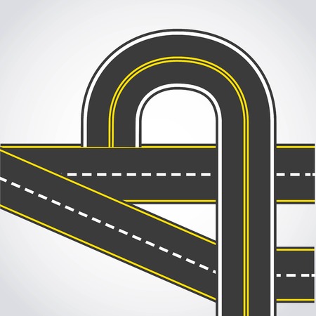 road infographics design, vector illustration eps10 graphicのイラスト素材