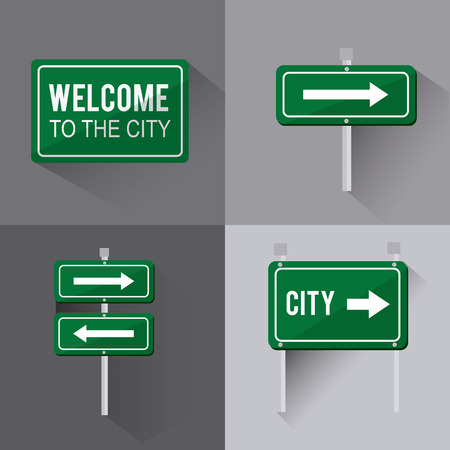 Road signals over gray background, vector illustration.のイラスト素材