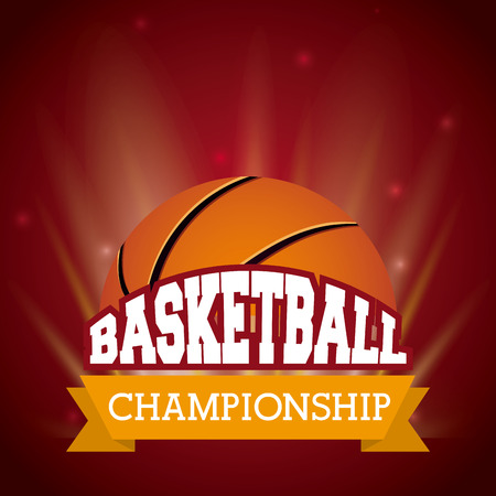 basketball championship design, vector illustration  graphicのイラスト素材