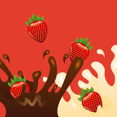 delicious chocolate design, vector illustration  graphicのイラスト素材
