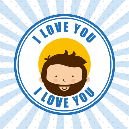 catholic religion design, vector illustration  graphicのイラスト素材