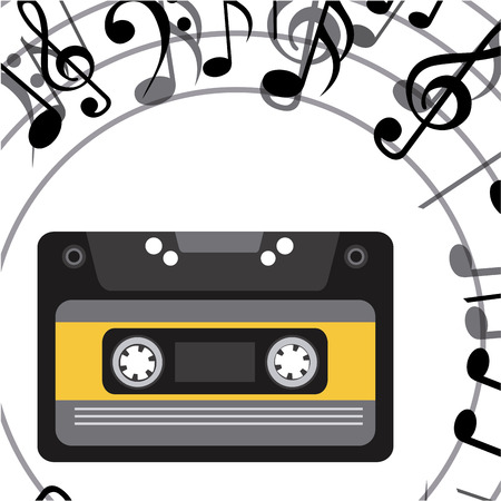 music player design, vector illustration eps10 graphicのイラスト素材