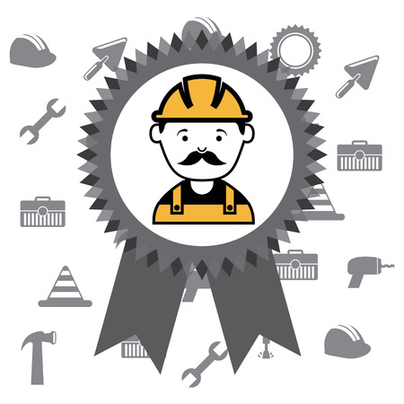 under construction design, vector illustration graphicのイラスト素材