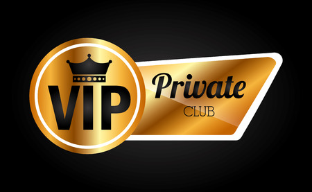 vip membership design, vector illustration graphicのイラスト素材