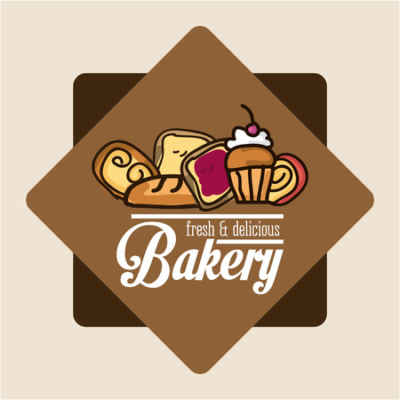 bakery shop design, vector illustration graphicのイラスト素材