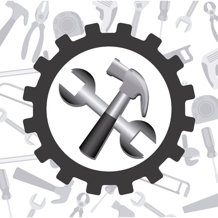 under construction design, vector illustration graphicのイラスト素材