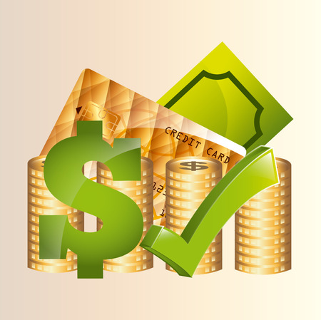 credit card design, vector illustration graphicのイラスト素材