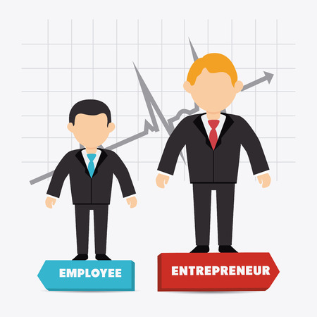 Business design over white background, vector illustration.のイラスト素材