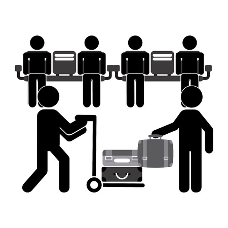 airplane  travel design のイラスト素材