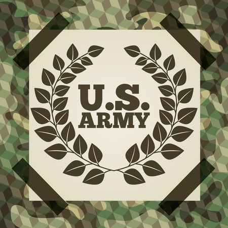 military emblem design のイラスト素材