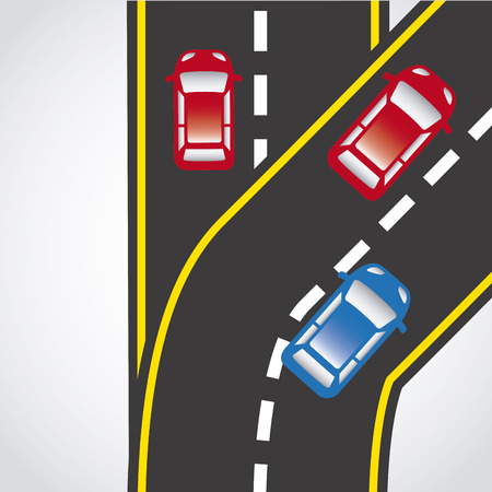 road traffic design, vector illustration  のイラスト素材