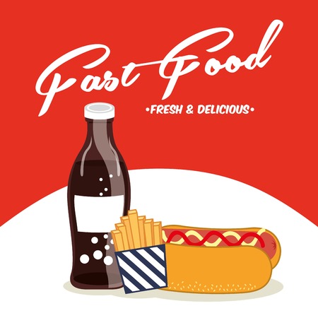 fast food design, vector illustration   のイラスト素材