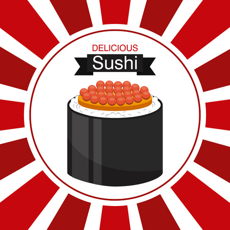 japanese food design, vector illustration  のイラスト素材