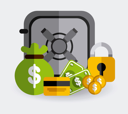 money concept design, vector illustration のイラスト素材