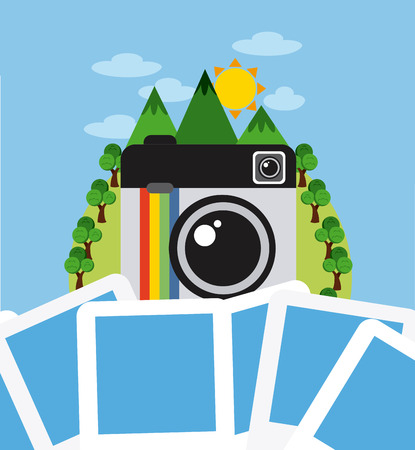 photography concept design, vector illustration  のイラスト素材
