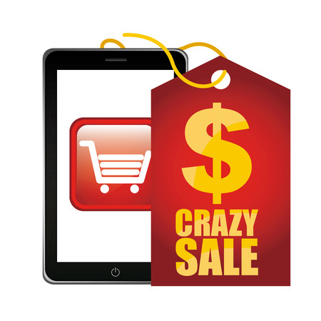 electronic commerce design, vector illustration   のイラスト素材