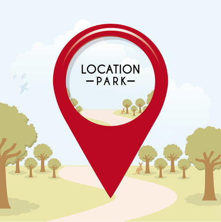 gps tech design, vector illustration   のイラスト素材