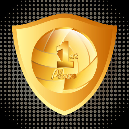 volleyball sport design, vector illustration  のイラスト素材