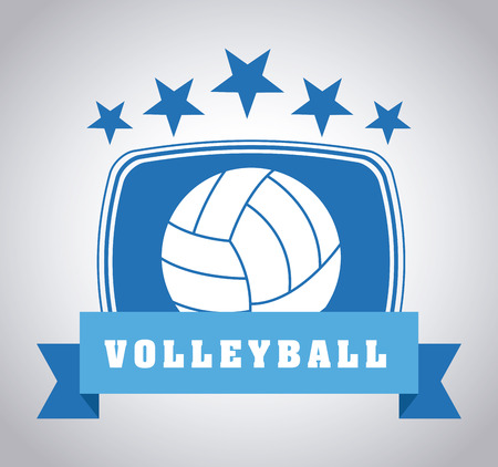 volleyball sport design, vector illustration  のイラスト素材