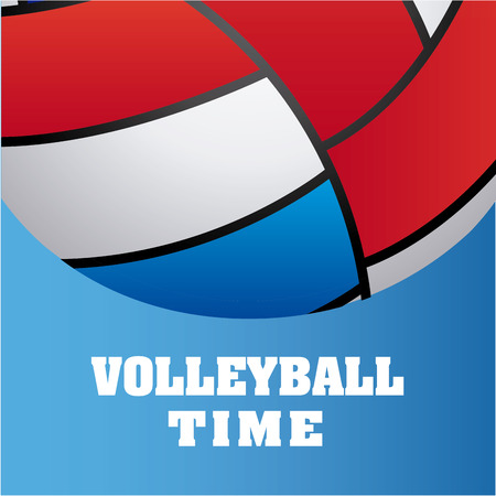 volleyball sport design, vector illustration   のイラスト素材