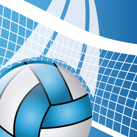 volleyball sport design, vector illustration  のイラスト素材