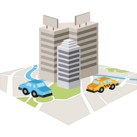 gps concept design, vector illustration  のイラスト素材
