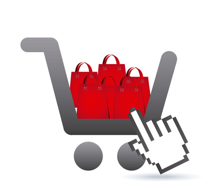 ecommerrce business design, vector illustrationのイラスト素材