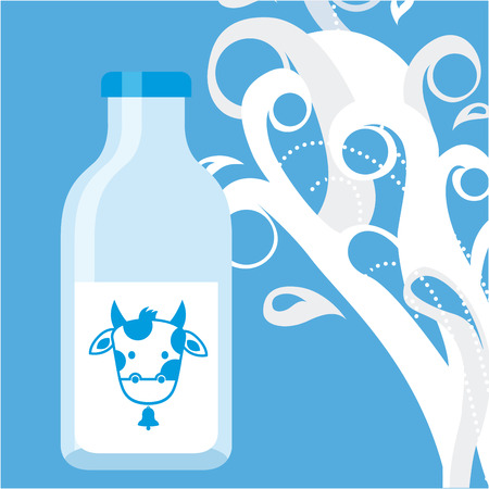 fresh milk design, vector illustration  のイラスト素材