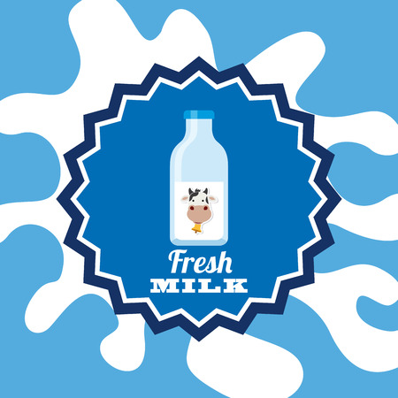 fresh milk design, vector illustration  のイラスト素材