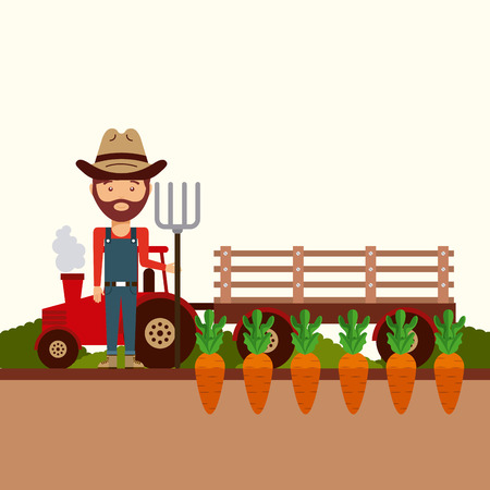 farm fresh design, vector illustration   のイラスト素材