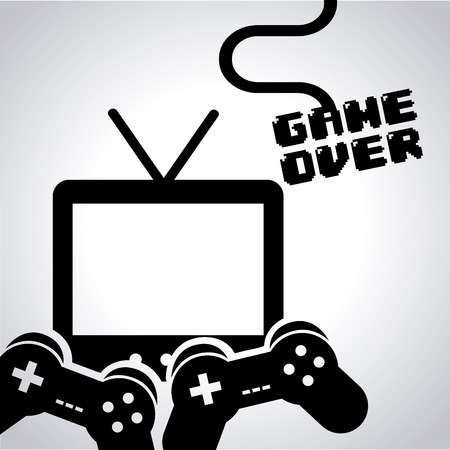 video game design, vector illustration    のイラスト素材