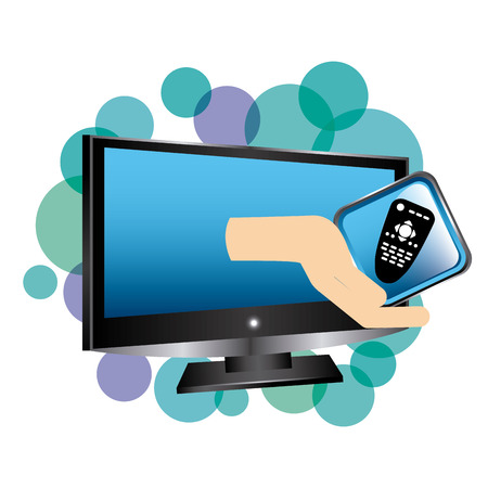 tv entertainment design のイラスト素材