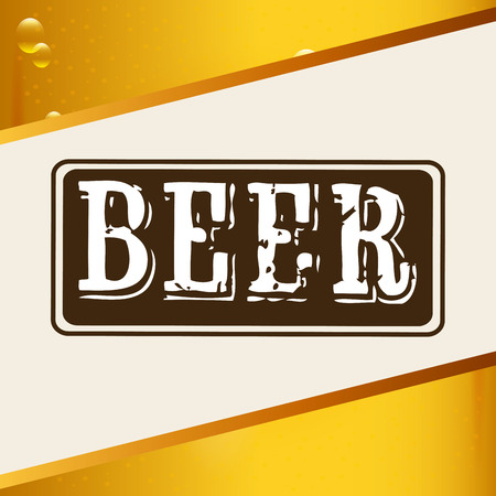 cold beer designのイラスト素材