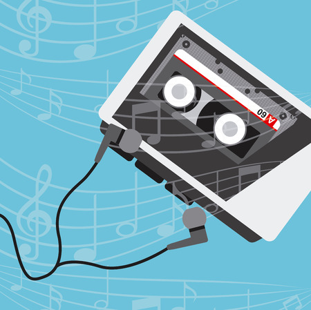 music concept design, vector illustration   のイラスト素材